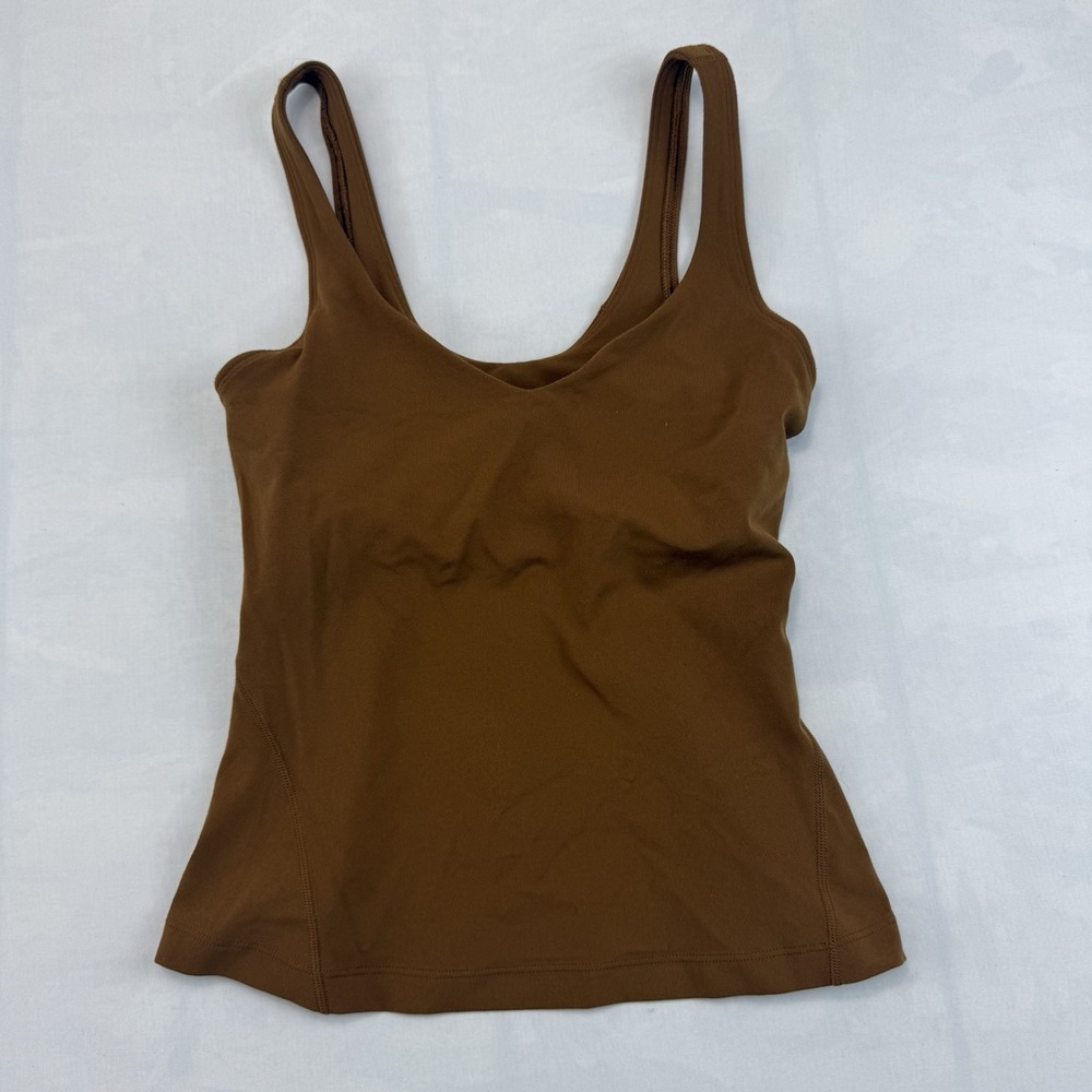 Lululemon Womens Size 0 Brown Tank Yoga Athletic